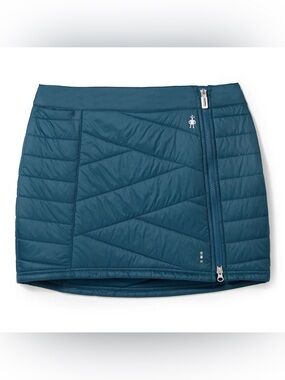 NWT Smartwool Teal Quilted Mini Skirt SMARTWOOL SMARTLOFT ZIP SKIRT
